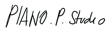 Logo Piano. P. Studio